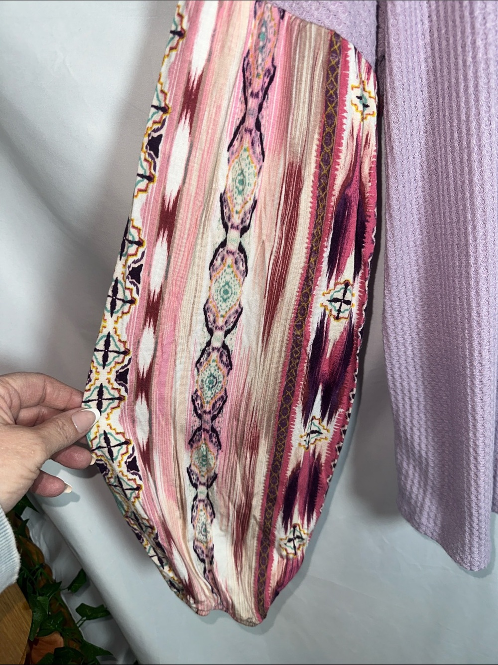Pulse Lavender Waffle Knit Top - Picture 4 of 6